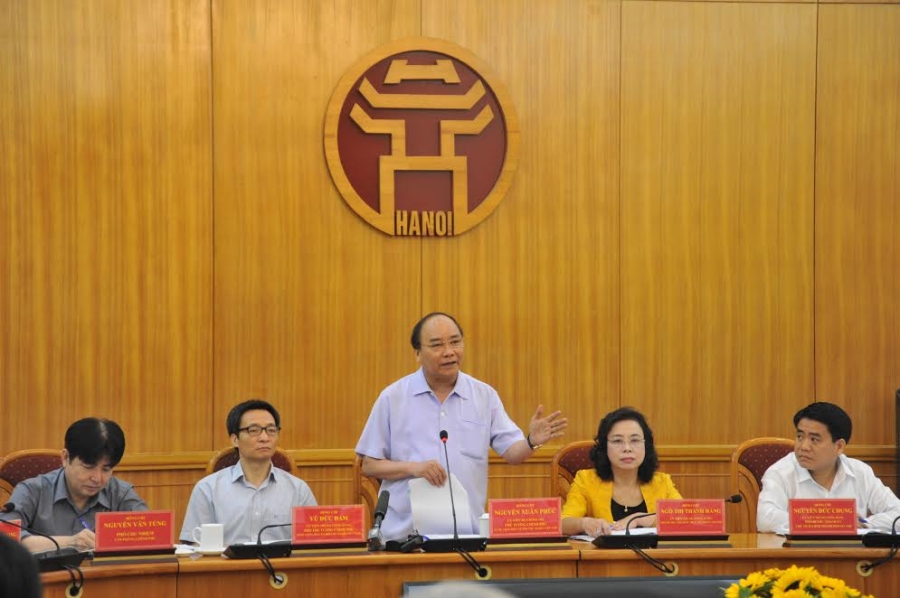 Thủ tướng Nguyễn Xuân Phúc, cắt cỏ, an toàn vệ sinh thực phẩm, lò mổ, Hà Nội