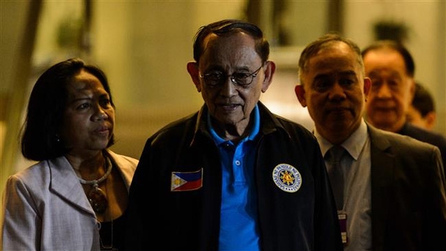  Ông Fidel Ramos, đặc phái viên của Tổng thống Philippines. (Ảnh: AFP) 