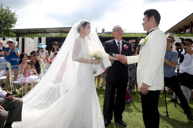 Sao nu 'My nhan tam ke' to chuc dam cuoi voi bac si tham my hinh anh 3