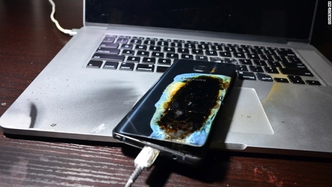 1 ngày sau khi được đổi mới, Galaxy Note 7 lại phát nổ