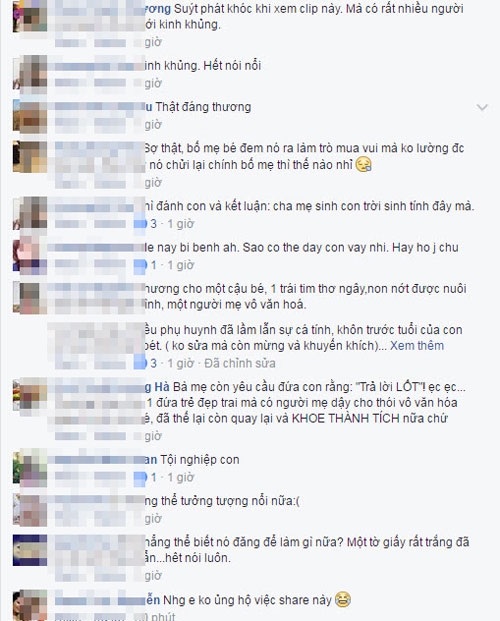 choang vang clip tre 4 tuoi noi voi me 'hoc lam gi, co giao chet roi' - 2