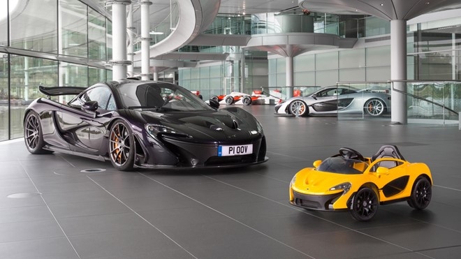 McLaren P1 mui tran chay dien cho tre me sieu xe hinh anh 4