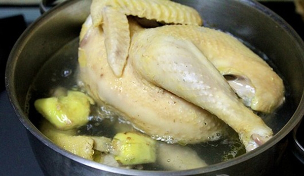 Nuoc luoc ga va cai xanh 1