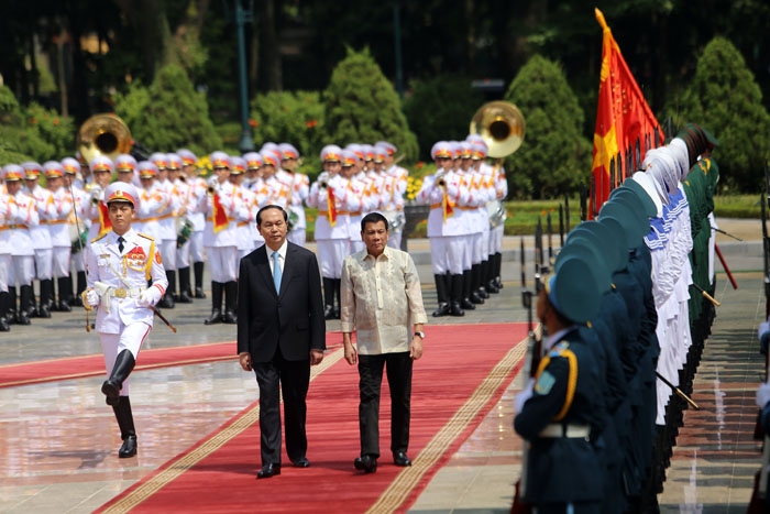 anh: le don chinh thuc tong thong philippines tham vn hinh anh 5