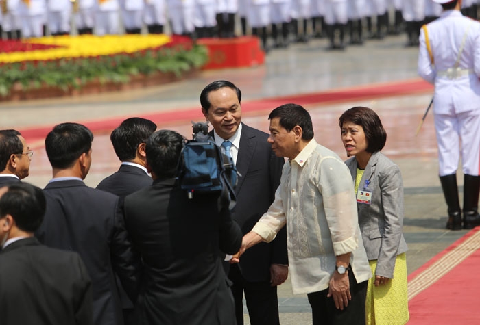 anh: le don chinh thuc tong thong philippines tham vn hinh anh 6