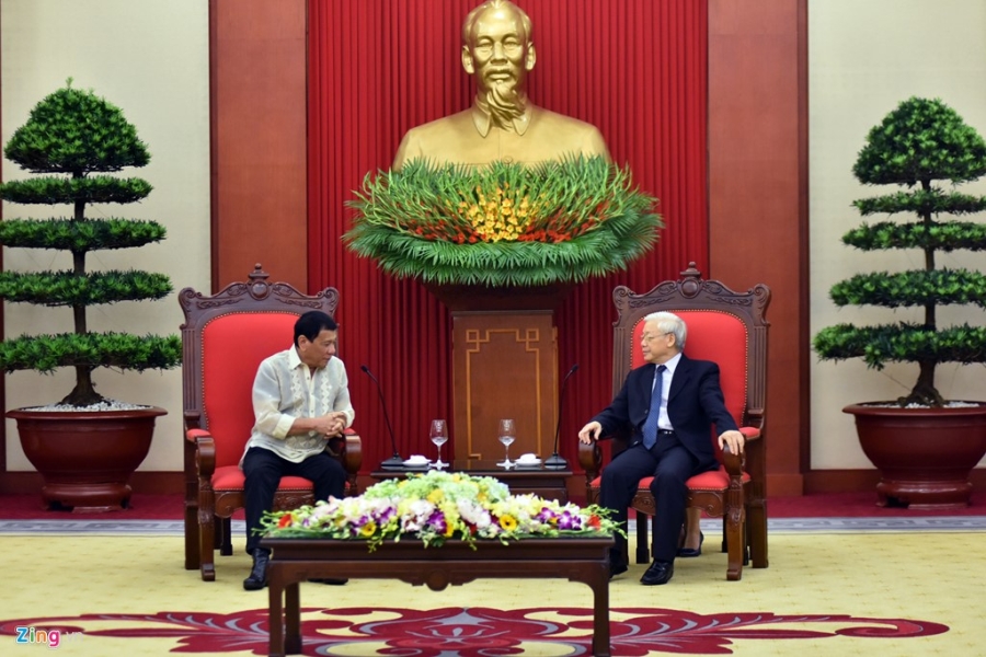 Tong bi thu, Thu tuong gap Tong thong Philippines Duterte hinh anh 6