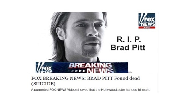 Hacker tung tin Brad Pitt qua doi de truc loi hinh anh 1
