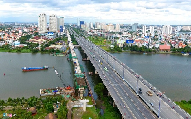 Hop long cau metro vuot song Sai Gon hinh anh 1