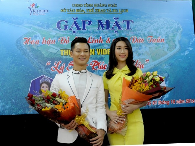 Hoa hau Do My Linh quang ba 'Ly Son - dao tinh yeu' hinh anh 1