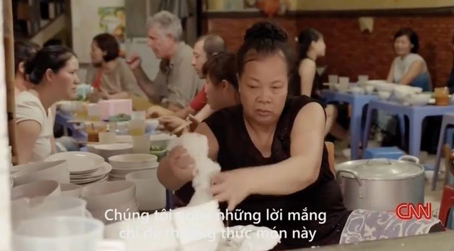  Quán bún chửi của bà Thảo được lên CNN (Ảnh chụp màn hình) 