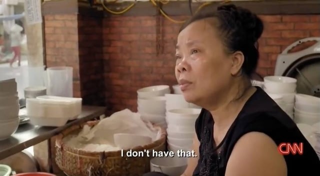  Sau câu nói tôi không có món đó, bà Thảo có ngay một câu tiễn khách, Ảnh chụp màn hình CNN 