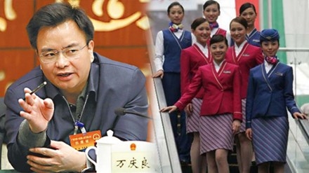 Vạn Khánh Lương mỗi khi đi công tác đều bao chuyên cơ, chọn nữ tiếp viên phục vụ mình.