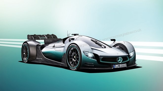 Mercedes sap gioi thieu xe dua F1 chay tren pho hinh anh 1