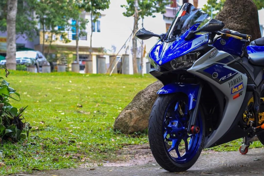 Yamaha YZF-R3 len nhieu do choi cua biker Viet hinh anh 8
