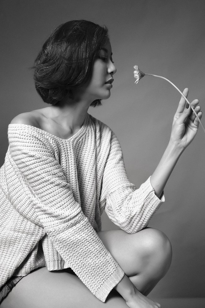 A hau Thuy Van la lam voi mai toc ngan hinh anh 5