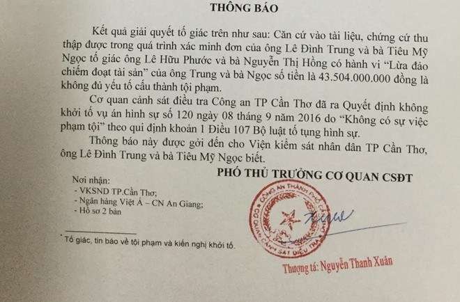Khong khoi to vu 'bong dung mat 43 ty trong so tiet kiem' hinh anh 1