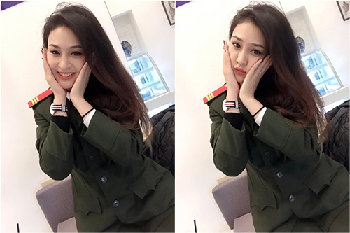 nu cong an khien cong dong mang san lung thong tin vi qua xinh dep - 8