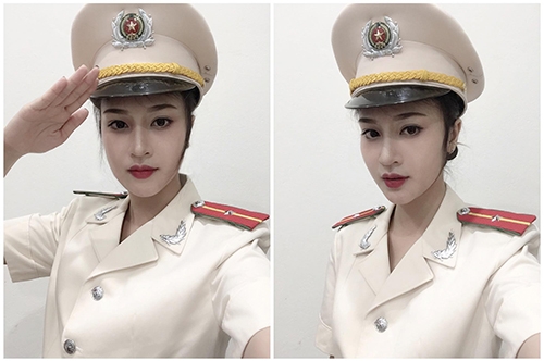 nu cong an khien cong dong mang san lung thong tin vi qua xinh dep - 9
