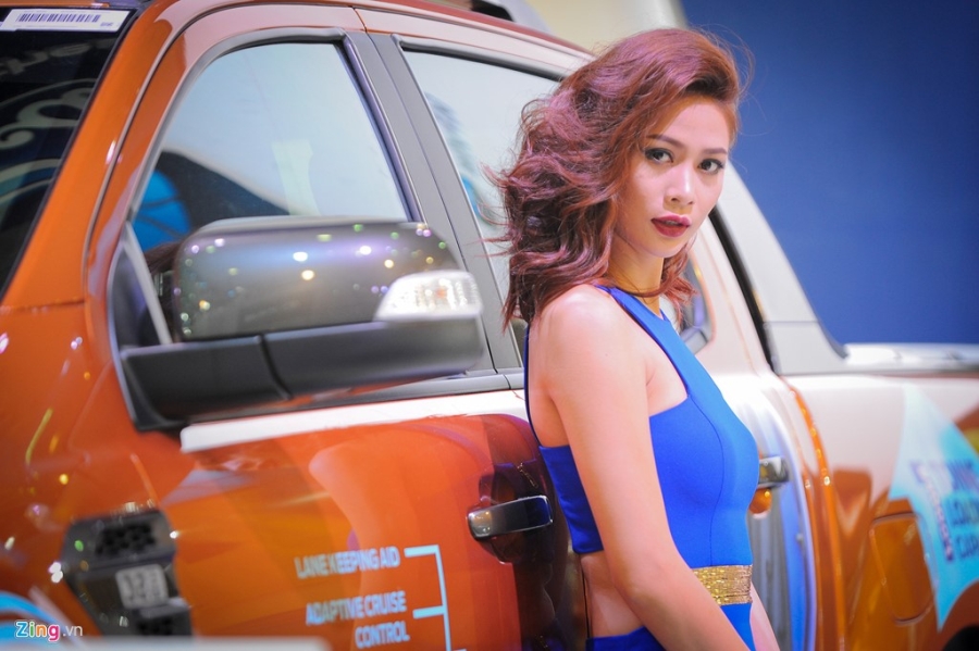 Dan chan dai tai Vietnam Motor Show 2016 hinh anh 12