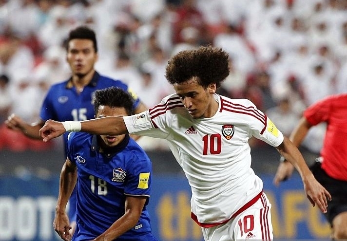 Omar có 2 pha kiến tạo giúp UAE đánh bại Thái Lan 3-1. 