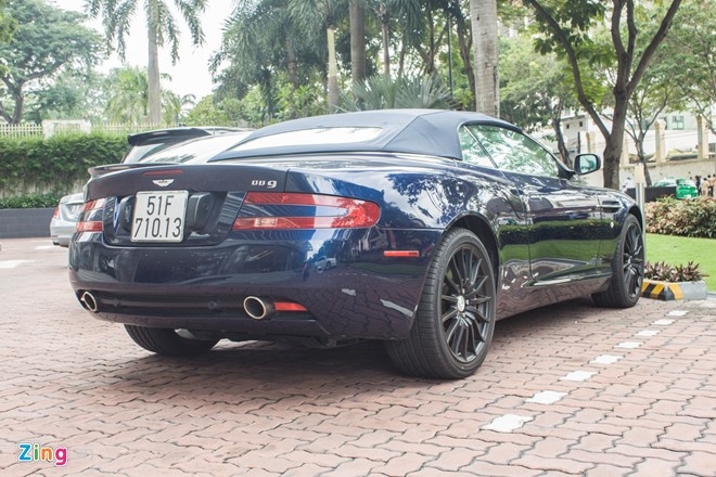 Aston Martin DB9 Volante ra bien trang tai Sai Gon hinh anh 13