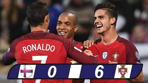Andre Silva lập hat-trick, Bồ Đào Nha đánh tennis trước Đảo Faroe