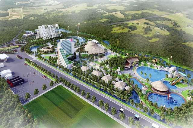 Phối cảnh Khu dừng nghỉ và giới thiệu sản phẩm du lịch Quảng Ninh (ảnh báo Quảng Ninh)