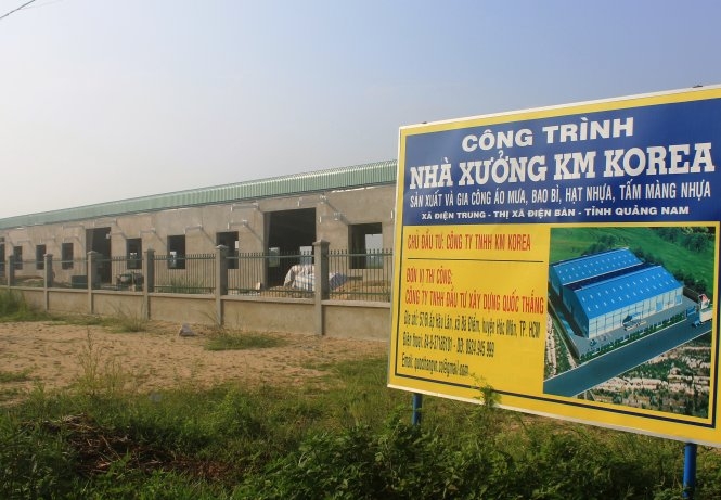 Chưa xin phép xây dựng đã xong phần thô nhà máy 