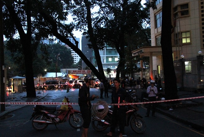 Co thu bat goc o trung tam TP.HCM, giao thong ket cung hinh anh 1