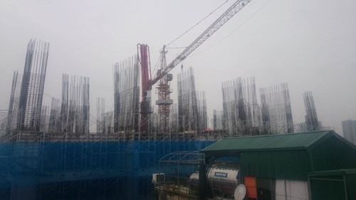 Hiện trường vụ sập giàn giáo chết người ở Hoàng Mai ảnh 2