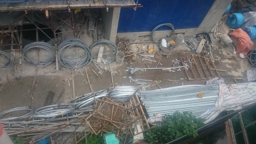 Hiện trường vụ sập giàn giáo chết người ở Hoàng Mai ảnh 3