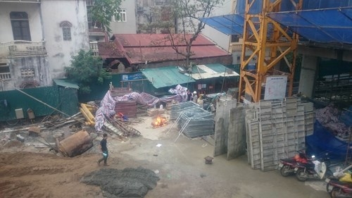 Hiện trường vụ sập giàn giáo chết người ở Hoàng Mai ảnh 6