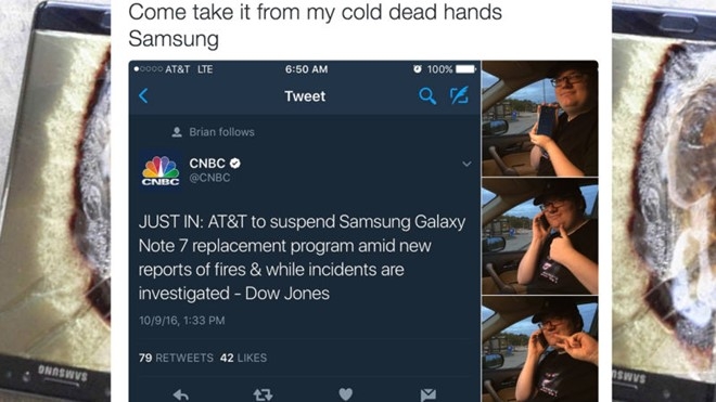 Nguoi dung kien quyet khong chiu tra lai Note 7 hinh anh 1