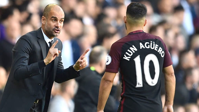 Sergio Aguero đang khiến Guardiola tức giận