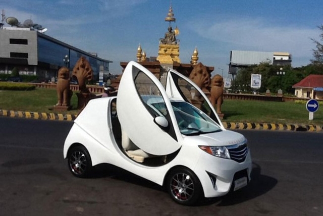 Xe ô tô Angkor EV 2014 của Campuchia ra mắt từ năm 2014