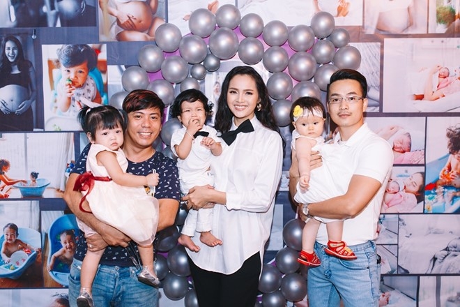 Dien vien Diem Chau to chuc tiec thoi noi cho con trai hinh anh 7