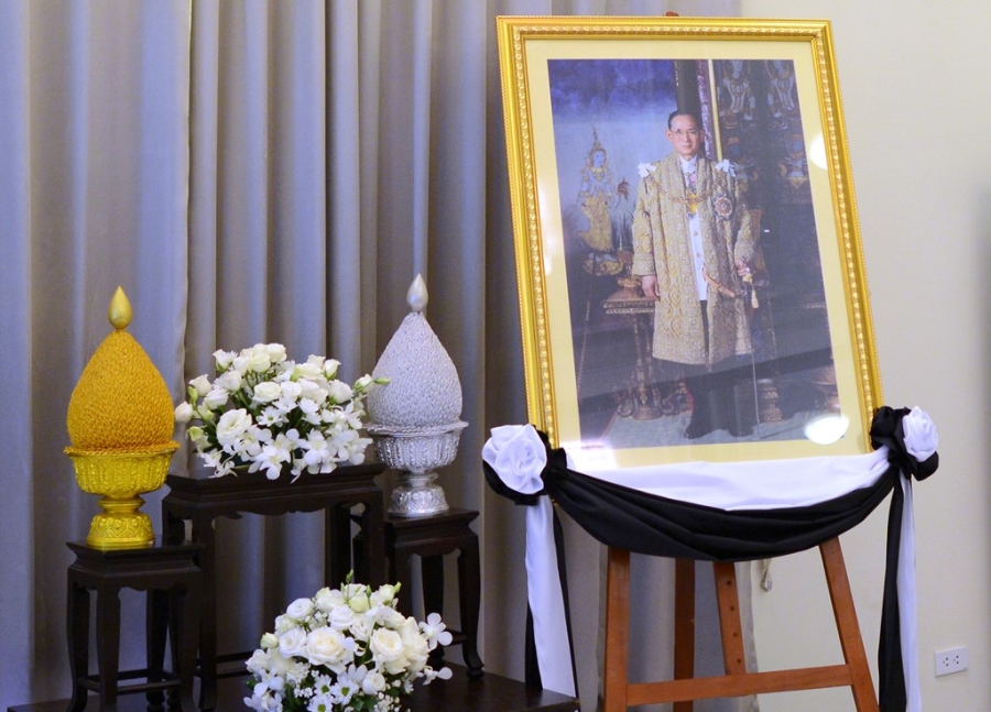Doan nguoi xep hang vieng nha vua Thai Lan tai Ha Noi hinh anh 2
