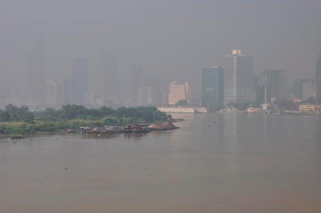 sương mù, sài gòn, ô nhiễm không khí, mưa, khí tượng