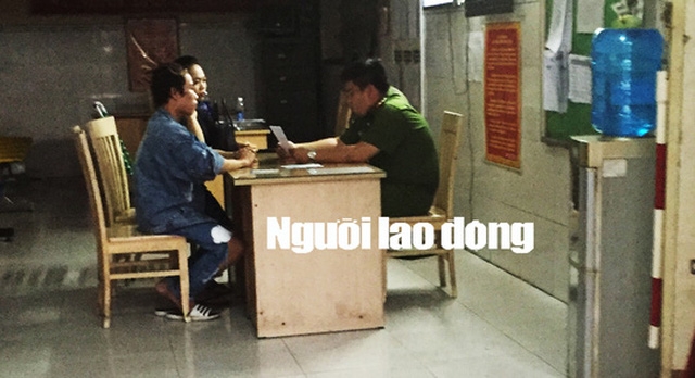 Tùng Sơn (tên thật Sơn Chanh Ni) đang làm việc tại công an phường 1, quận 5.