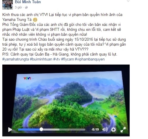 bui minh tuan to vtv vi pham ban quyen, nha dai phan bac hinh anh 1