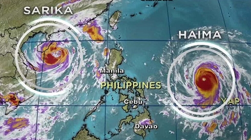 sieu bao haima tan pha phia bac philippines hinh 1
