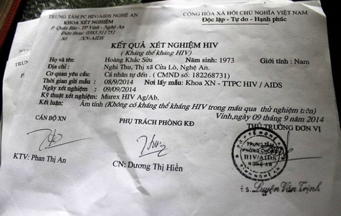 Bồi thường 50 triệu đồng cho người nhiễm HIV “oan” 