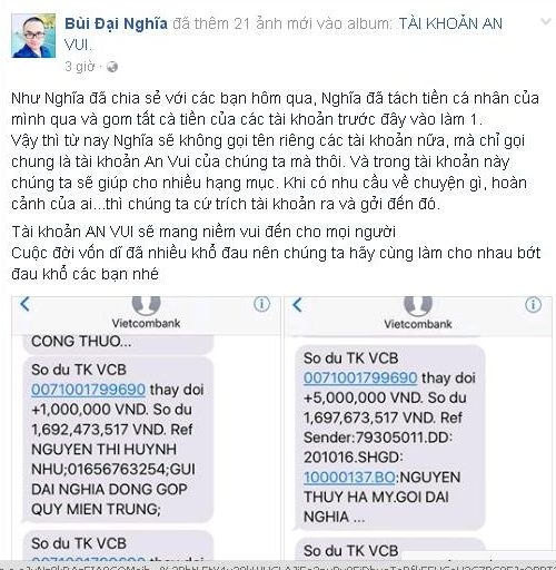 Đại Nghĩa lên tiếng minh oan tiền từ thiện, Đại nghĩa đáp trả thị phi ăn chặn tiền, diễn viên hài Đại Nghĩa, Đại Nghĩa, lên tiếng minh oan, nghi án ăn chặn quỹ từ thiện, quỹ từ thiện miền Trung, MC Phan Anh, MC Đại nghĩa