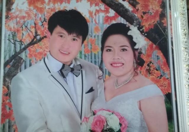 Cô dâu M.T. và chú rể người Trung Quốc bị câm điếc