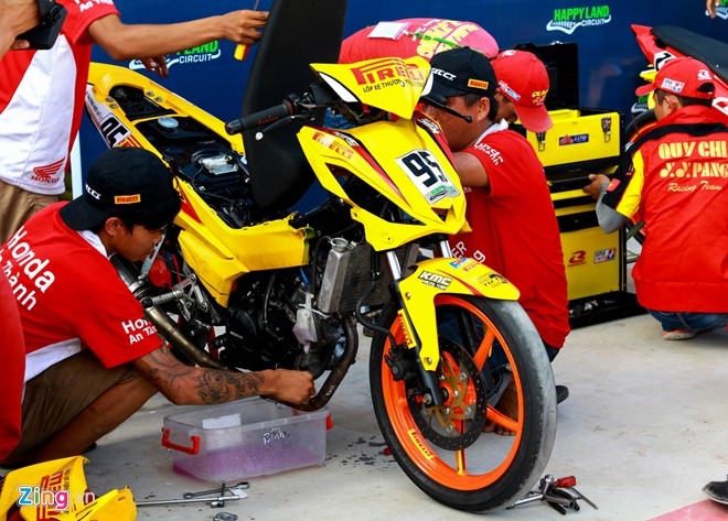 Winner 150, Exciter va Raider tranh tai tai Long An hinh anh 3