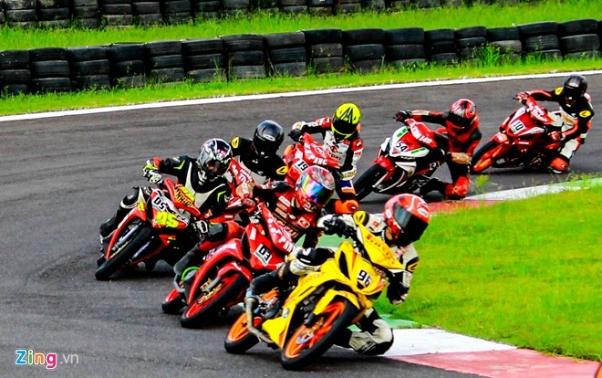 Winner 150, Exciter va Raider tranh tai tai Long An hinh anh 6