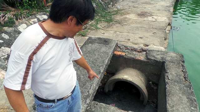 Hệ thống cống thoát nước thải bị tắc nghẽn.