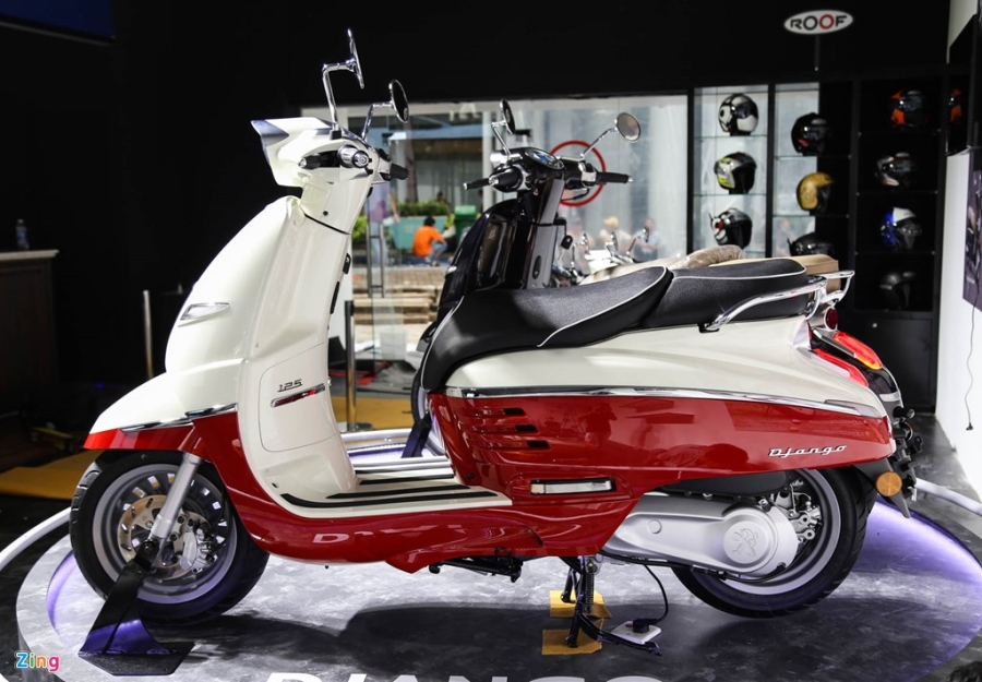 Chi tiet Peugeot Django - doi thu moi cua Vespa tai VN hinh anh 2