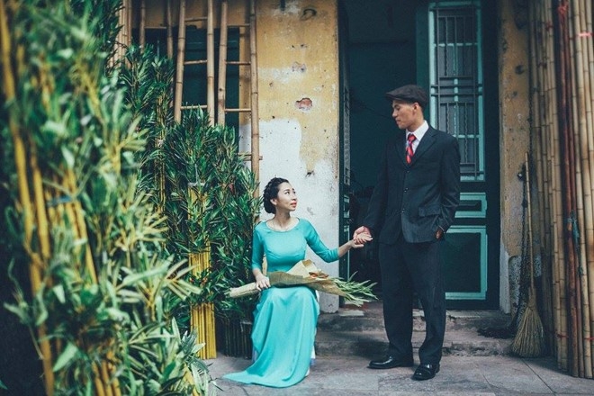 Cap 9X chup anh cuoi tai hien Ha Noi nhung nam 80 hinh anh 8