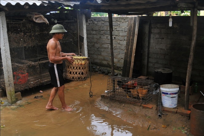 Cận cảnh người dân Quảng Bình ráo riết chạy lũ 